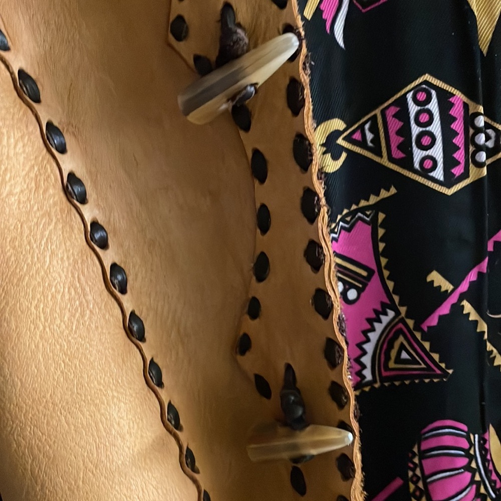 Unique custom Native American style fringe leather jacket - Picture 6 of 7